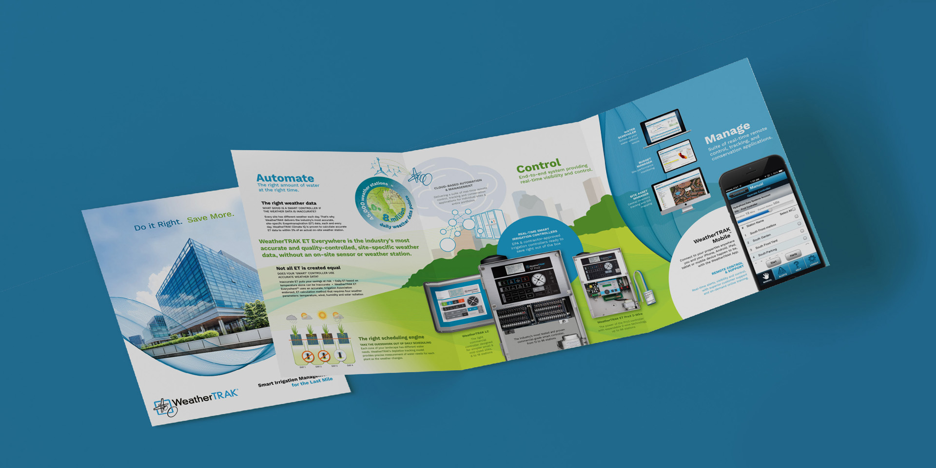 image of HydroPoint trifold brochure by Digges Design